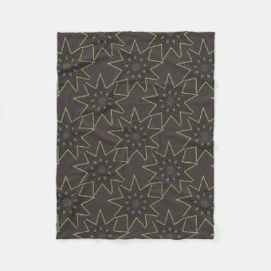 Nine Pointed Star Fleece Blanket