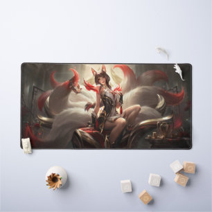 Nine Tail Fox Deskmat   Mat de bureau personnalisa