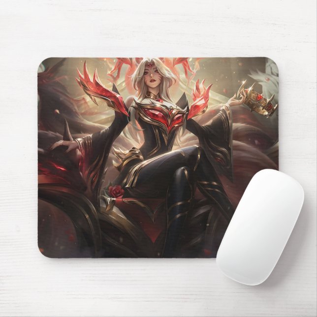 Nine Tail Fox Mousepad | Customizable Mousepad (With Mouse)