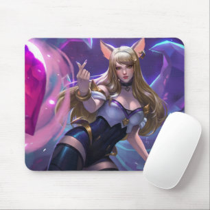 Nine Tail Fox Mousepad   Customizable Mousepad