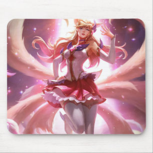 Nine Tail Fox Mousepad   Customizable Mousepad