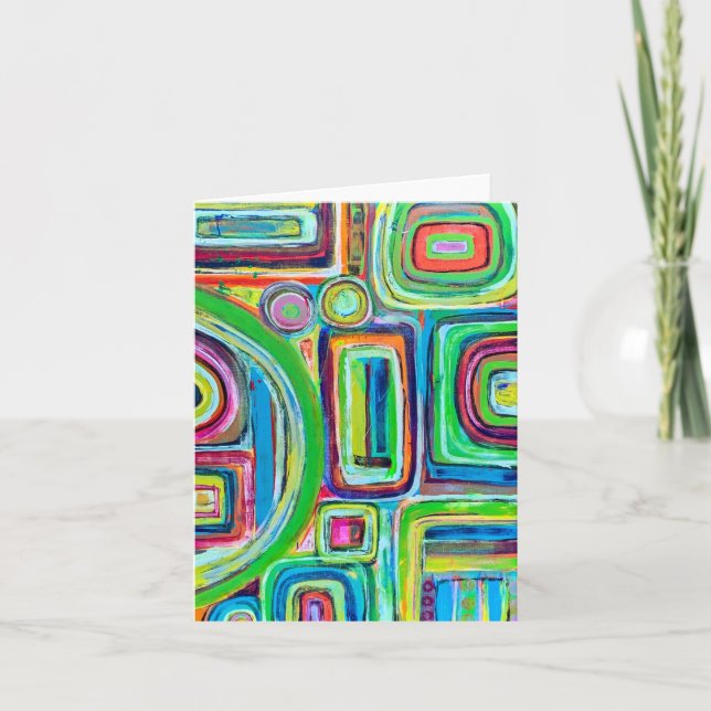 Nine Weeks Blank Note Card (Front)