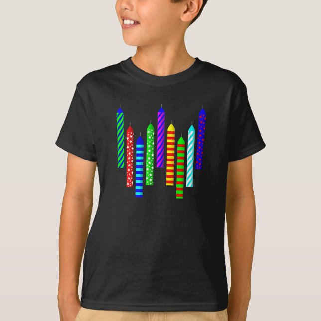 Nine Year Old Birthday T-Shirt - Black (Front)