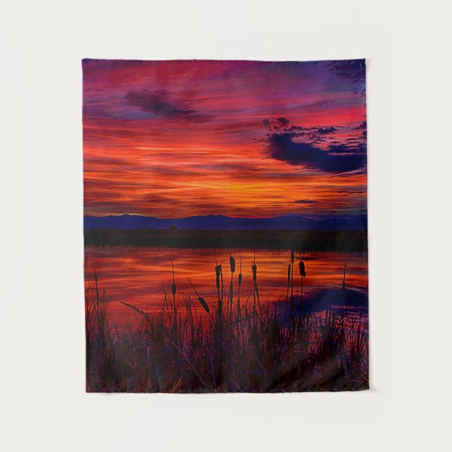 Ninepipe NWR Small Tapestry (Front)