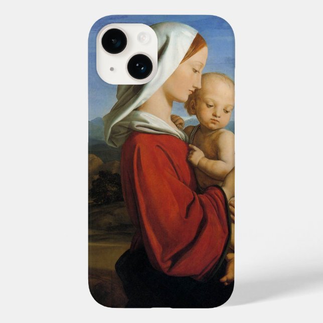 Nineteenth Century Scottish Virgin and Child Case-Mate iPhone Case (Back)