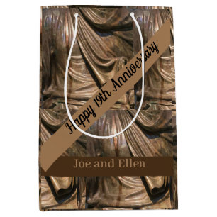 Nineteenth Wedding Anniversary  Medium Gift Bag