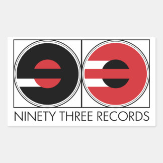 Ninety Three Records Stickers