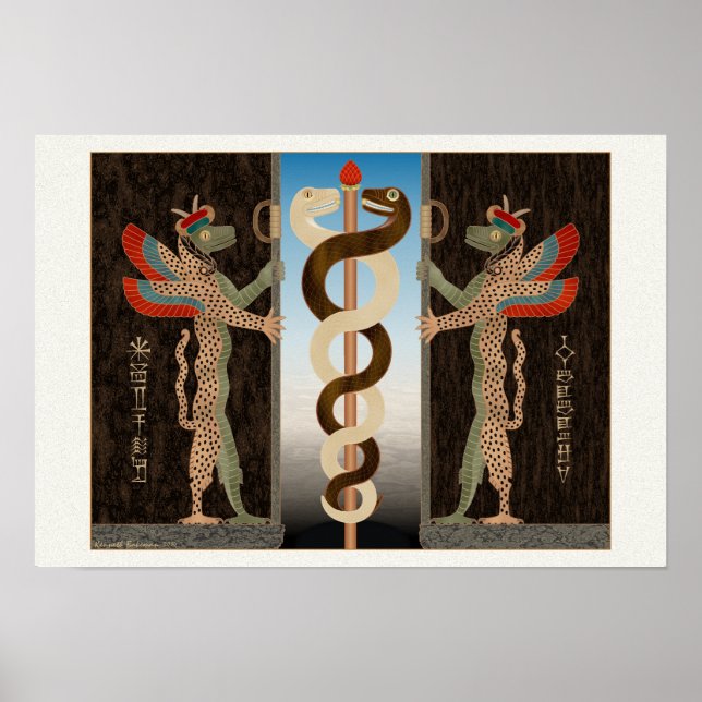 Ningishzida Serpents Poster (Front)