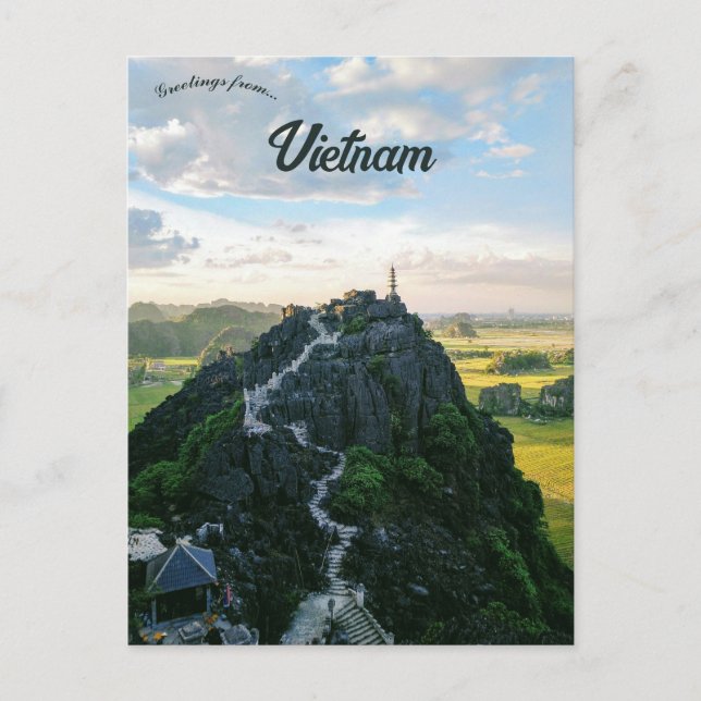Ninh Bình Province Vietnam Postcard (Front)