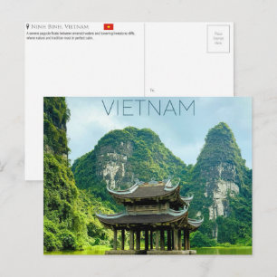 Ninh Binh, Vietnam Travel Postcard