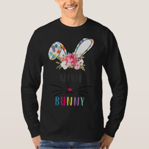 Nini Bunny Matching Family Easter Flower Rabbit T-Shirt