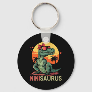 Ninisaurus Dino Dinosaur Nini-saurus T-rex Mother' Keychain
