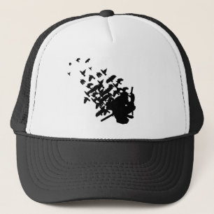 Ninja 2 Crow Trucker Hat