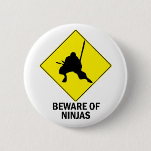 Ninja 2 Inch Round Button