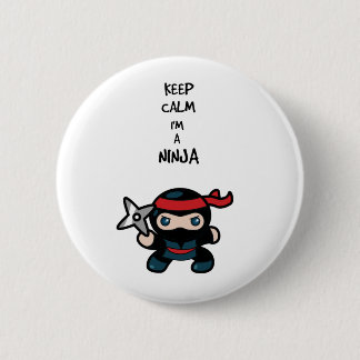 Ninja 2 Inch Round Button