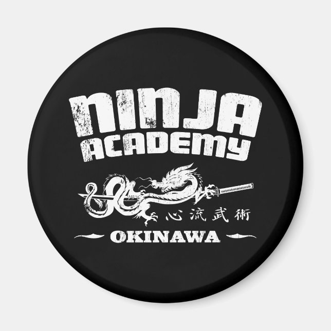 Ninja Academy Okinawa Kill Bill Magnet (Front)