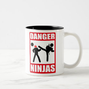 Ninja Academy Okinawa Kill Bill Two-Tone Coffee Mug