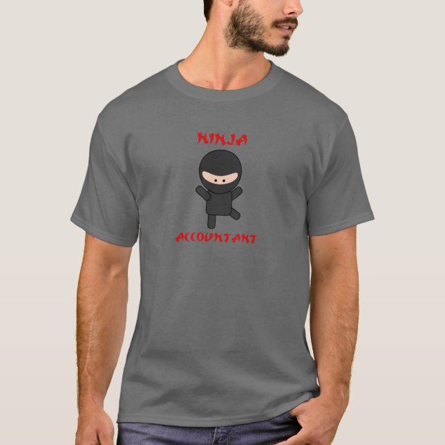 Ninja Accountant T-Shirt (Front)
