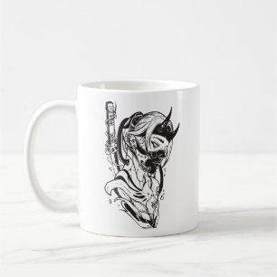 Ninja anime girl coffee mug
