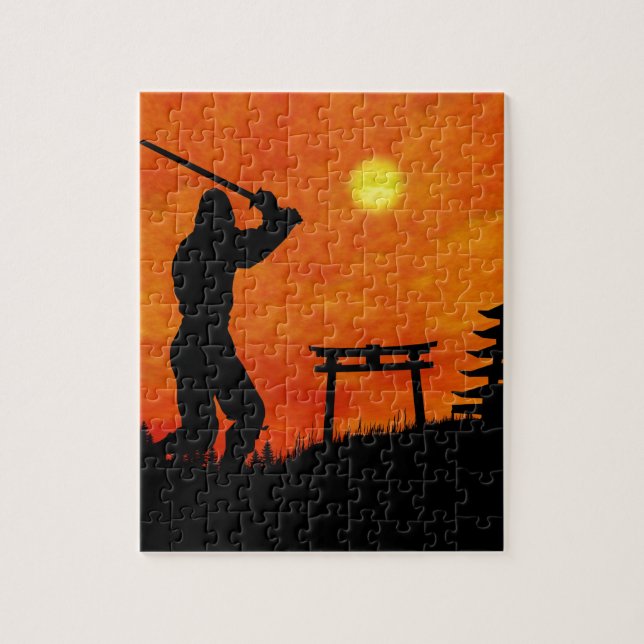 Ninja Attack Jigsaw Puzzle (Vertical)