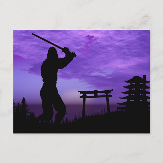 Ninja Attack Postcard (Front)