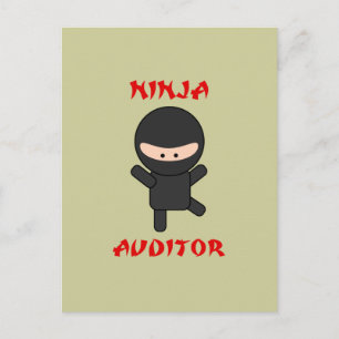 ninja auditor postcard