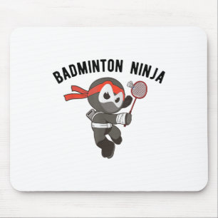 Ninja Badminton , Birdie Sport Tee Apparel_1 Mouse Pad