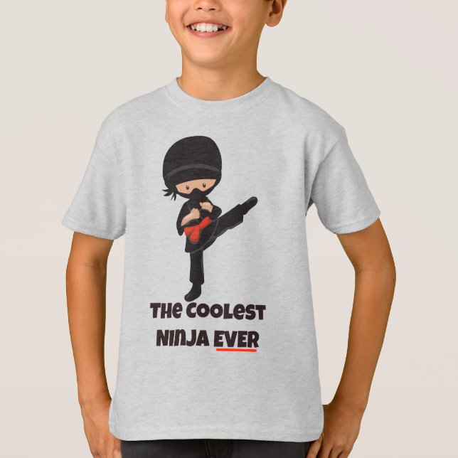 Ninja Basic Hanes Tagless ComfortSoft® T-Shirt (Front)