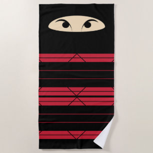 Ninja Beach Towel