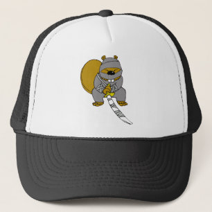 Ninja Beaver Trucker Hat