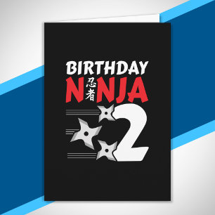 Ninja Birthday Party - Birthday Ninja 2 Card