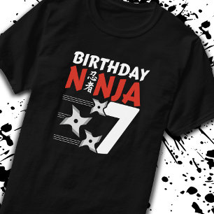 Ninja Birthday Party - Birthday Ninja 7 T-Shirt