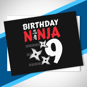 Ninja Birthday Party - Birthday Ninja 9 Postcard