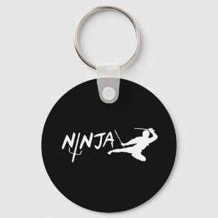 Ninja Black Keychain