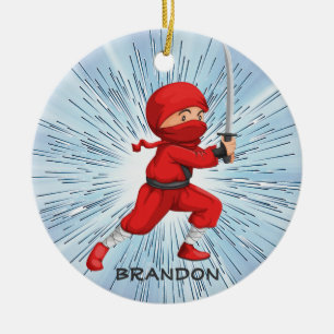 Ninja Boy  Design Ornament