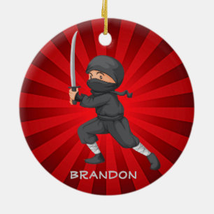 Ninja Boy Design Ornement