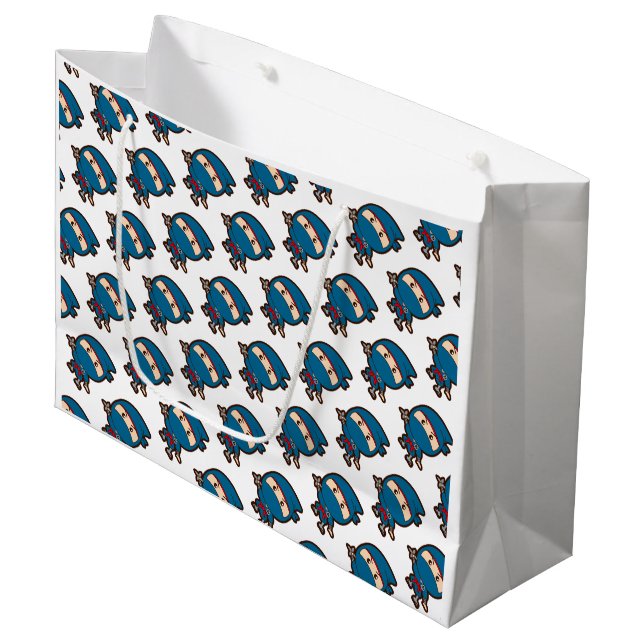 Ninja Boy Large Gift Bag (Front Angled)