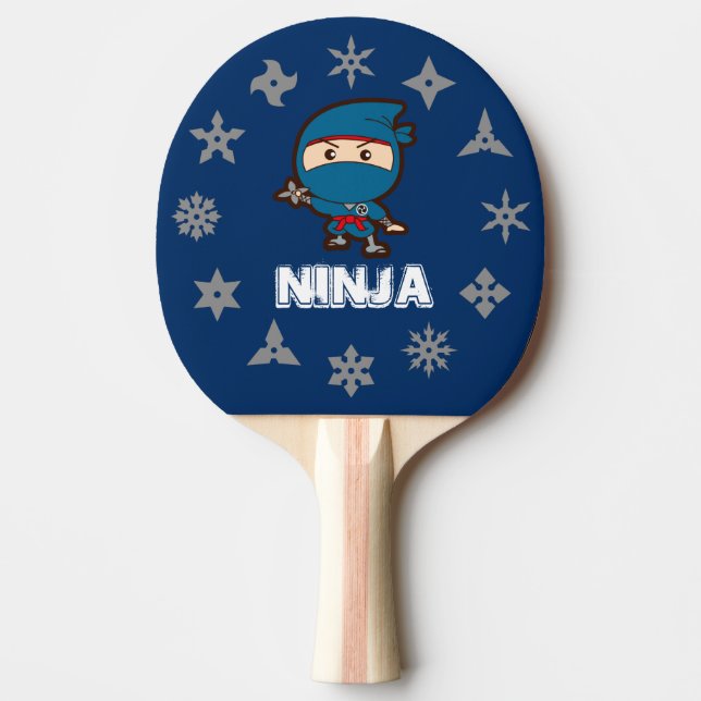 Ninja Boy Ping Pong Paddle (Front)
