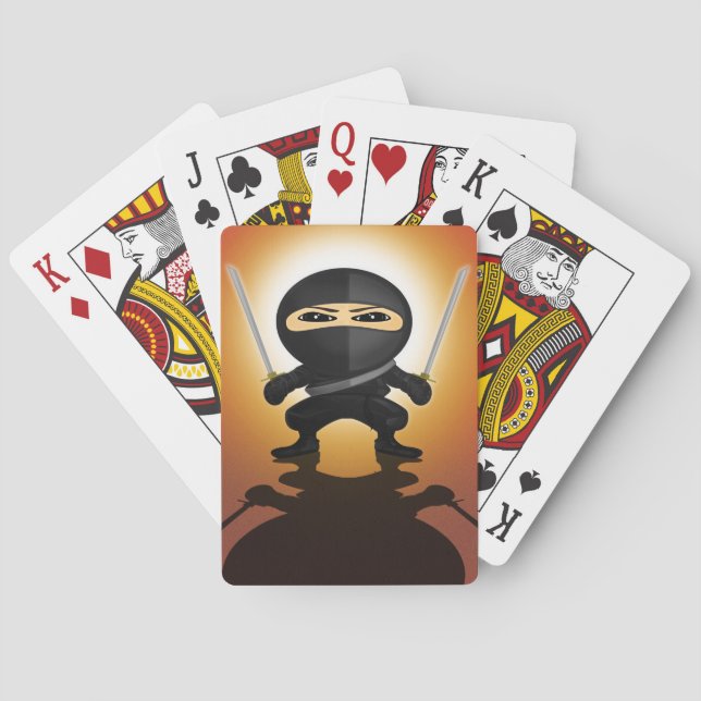 Ninja Boy Playing Cards (Back)