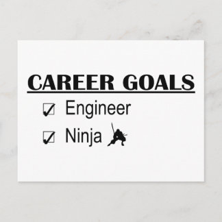 Ninja Career Goals - Engineer Postcard