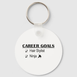 Ninja Career Goals - Hair Stylist Keychain