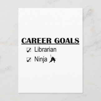 Ninja Career Goals - Librarian Postcard