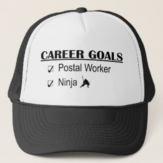 Ninja Career Goals - Postal Worker Trucker Hat
