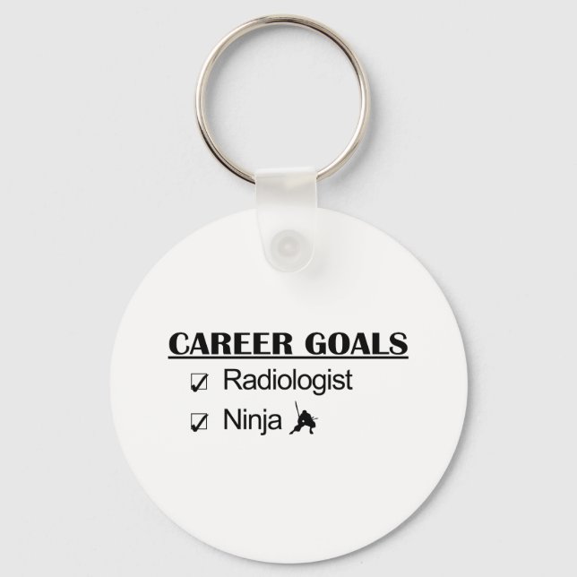 Ninja Career Goals - Radiologist Keychain (Front)