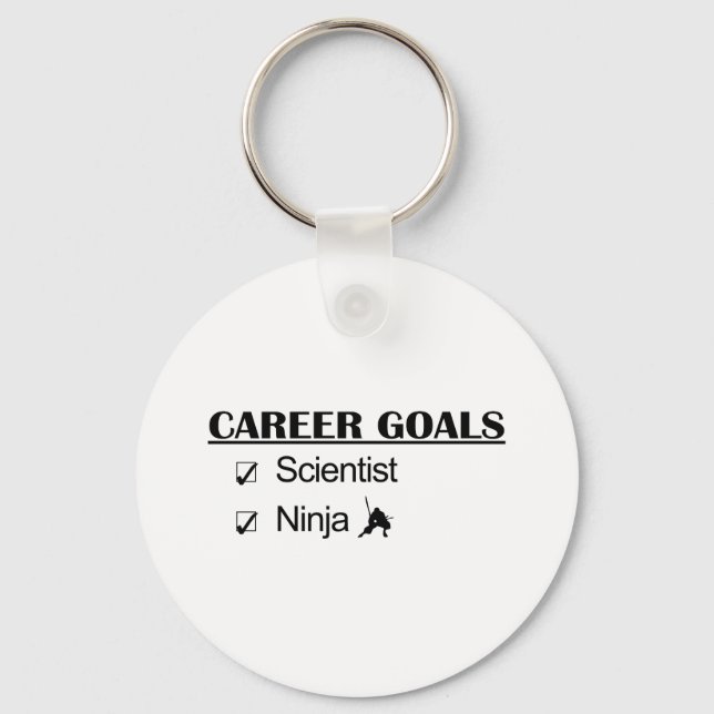 Ninja Career Goals - Scientist Keychain (Front)