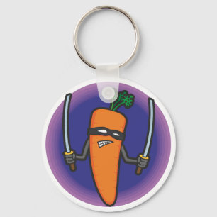 Ninja Carrot Keyring
