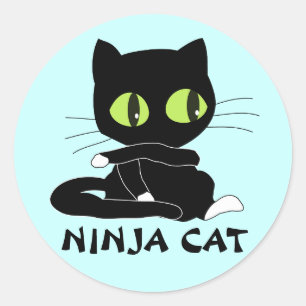 Ninja Cat Stickers