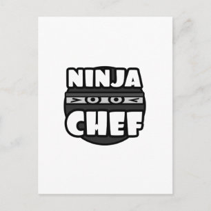 Ninja Chef Postcard