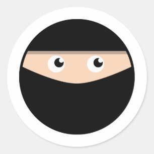 Ninja! Classic Round Sticker