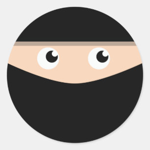 Ninja! Classic Round Sticker